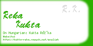 reka kukta business card